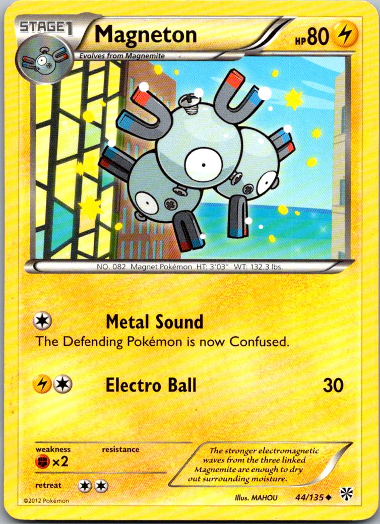 Magneton 44/135 Uncommon Plasma Storm Pokemon Lightly Played