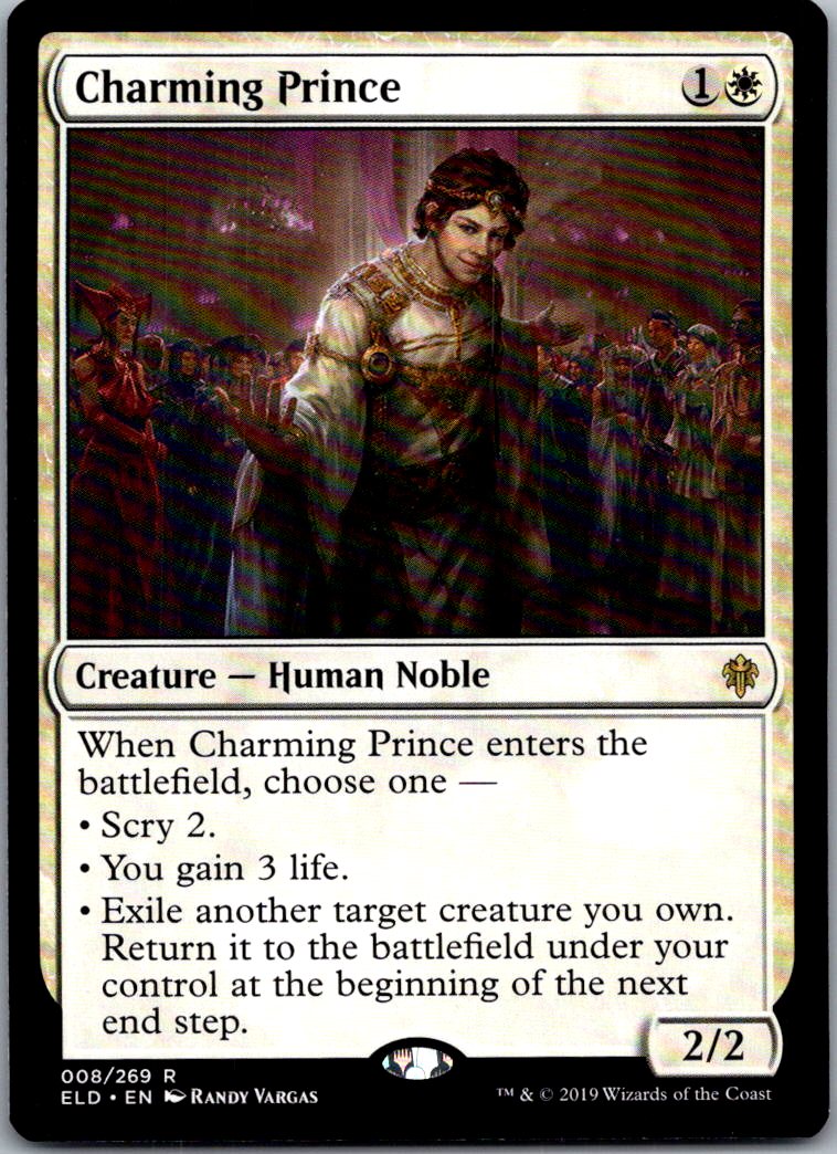 Charming Prince 8 Rare Throne of Eldraine Magic: The Gathering Near Mint