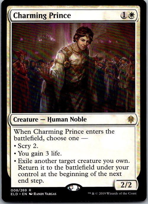Charming Prince 8 Rare Throne of Eldraine Magic: The Gathering Near Mint