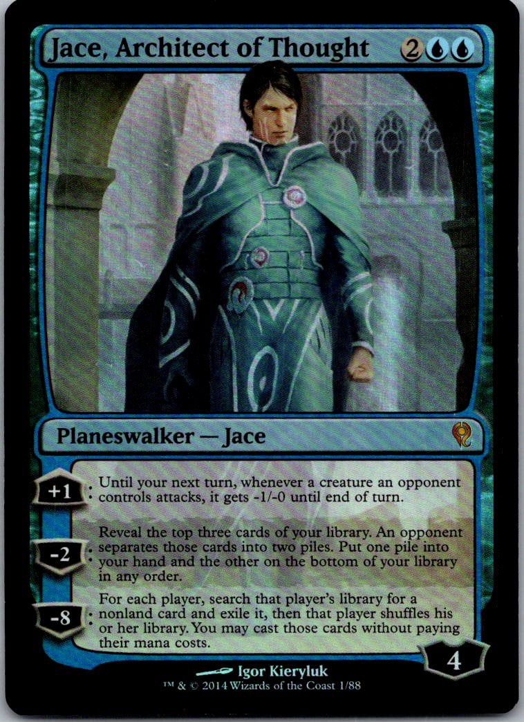 Jace, Architect of Thought 1 Foil Duel Decks: Jace vs. Vraska MTG NM