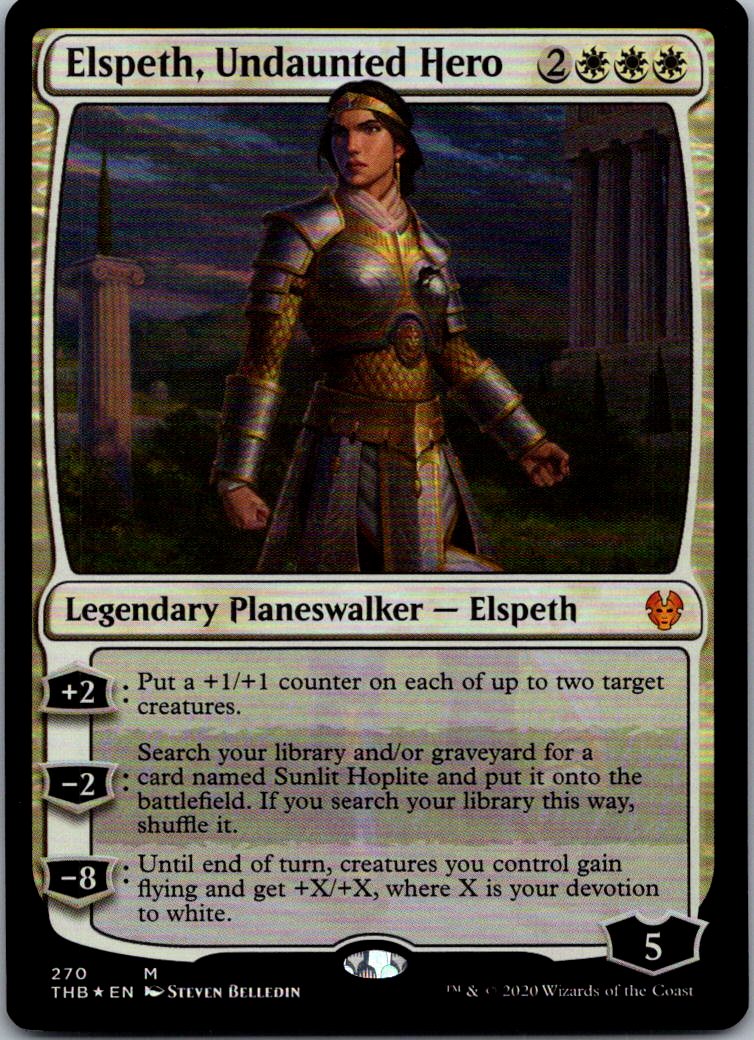 Elspeth, Undaunted Hero 270 Foil Theros Beyond Death Magic: The Gathering NM