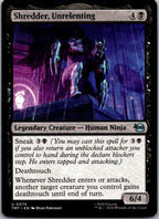 Shredder, Unrelenting 0074 Teenage Mutant Ninja Turtles Magic: The Gathering NM