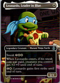 Leonardo, Leader in Blue (Borderless) 0196 Teenage Mutant Ninja Turtles NM