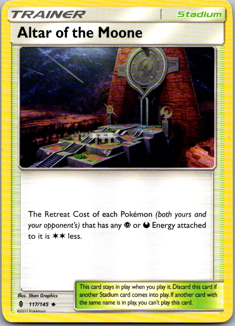 Altar of the Moone 117/145 Uncommon Guardians Rising Pokemon Lightly Played