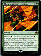Michelangelo's Technique 0122 Teenage Mutant Ninja Turtles Magic NM