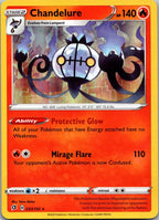 Chandelure 033/192 Holo Rare Rebel Clash Pokemon Near Mint