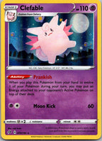 Clefable 075/192 Holo Rare Rebel Clash Pokemon Near Mint