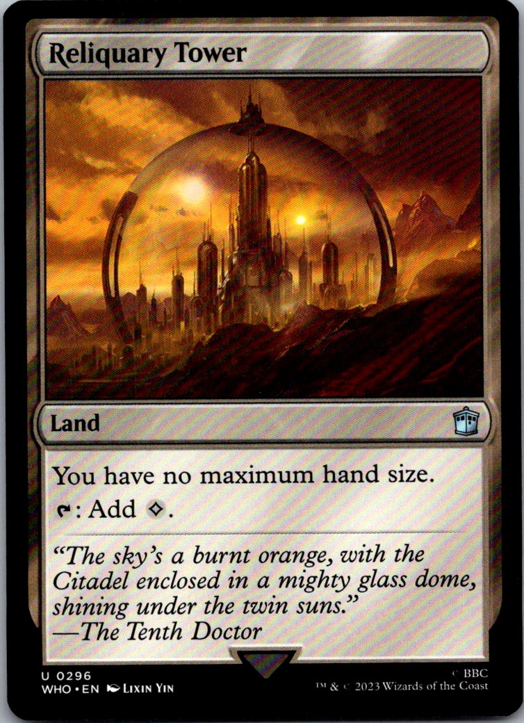 Reliquary Tower 296 Universes Beyond: Doctor Who Magic: The Gathering NM