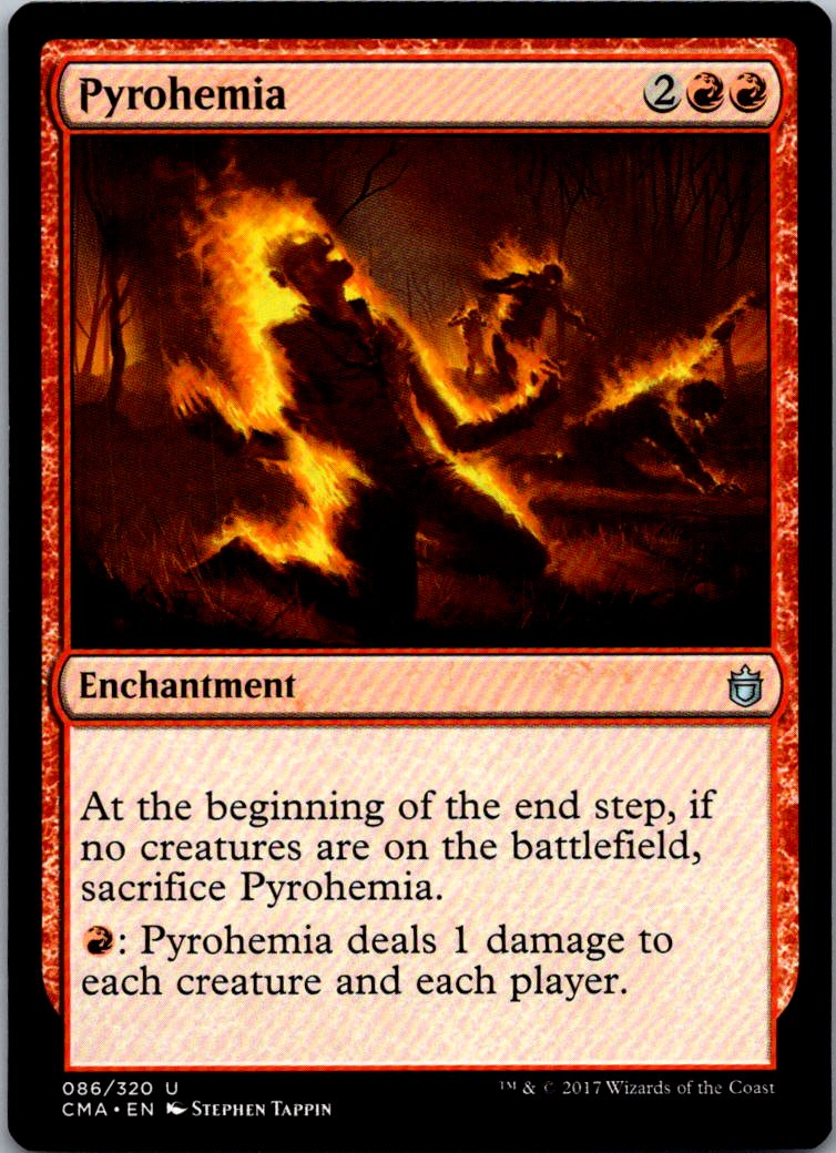 Pyrohemia 86 Uncommon Commander Anthology Magic: The Gathering Near Mint
