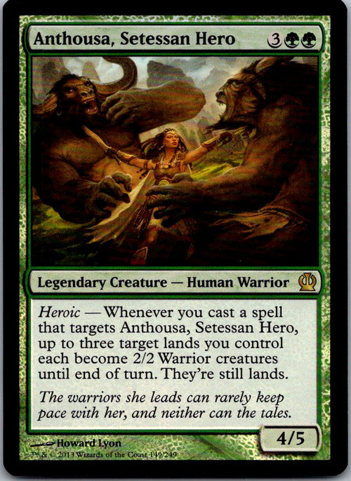 Anthousa, Setessan Hero 149 Foil Rare Theros Magic: The Gathering Lightly Played