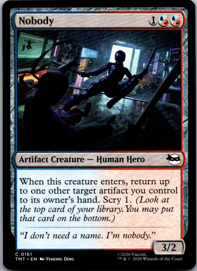 Nobody 0161 Common Teenage Mutant Ninja Turtles Magic: The Gathering Near Mint
