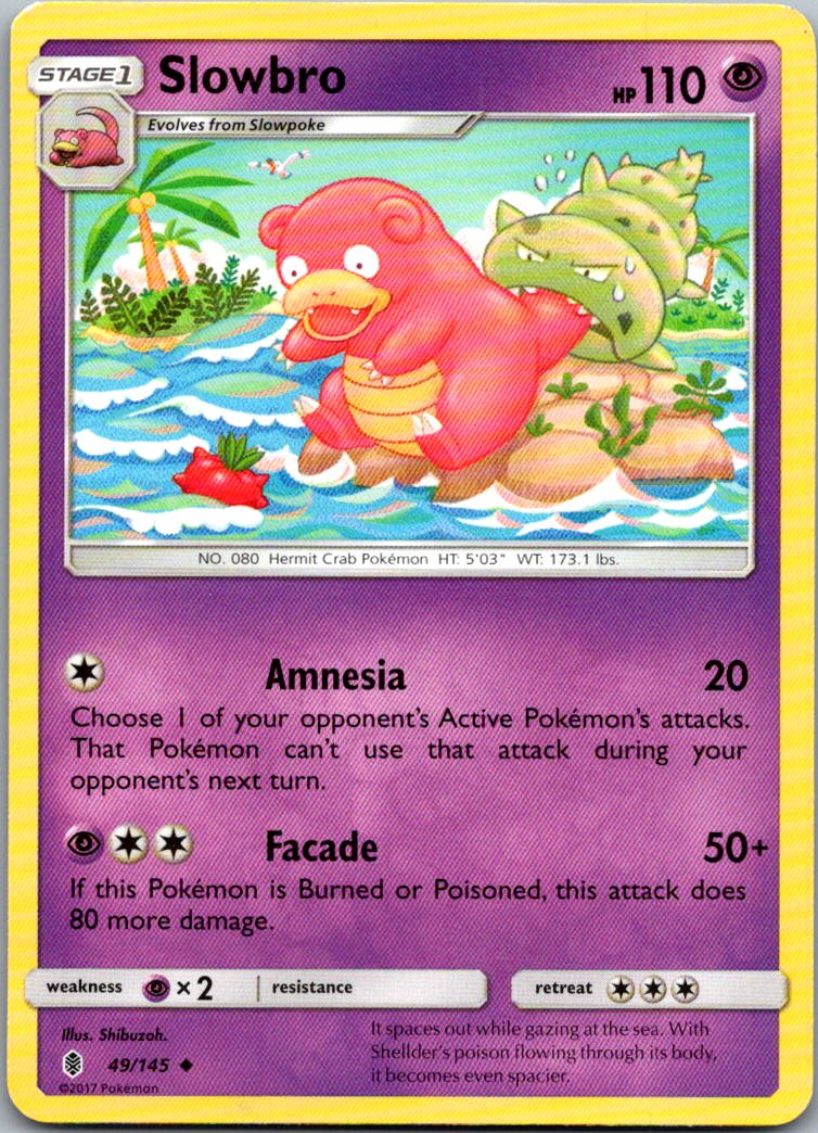Slowbro 49/145 Uncommon Guardians Rising Pokemon Lightly Played