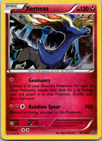 Xerneas 81/114 Holo Rare Steam Siege Pokemon Lightly Played