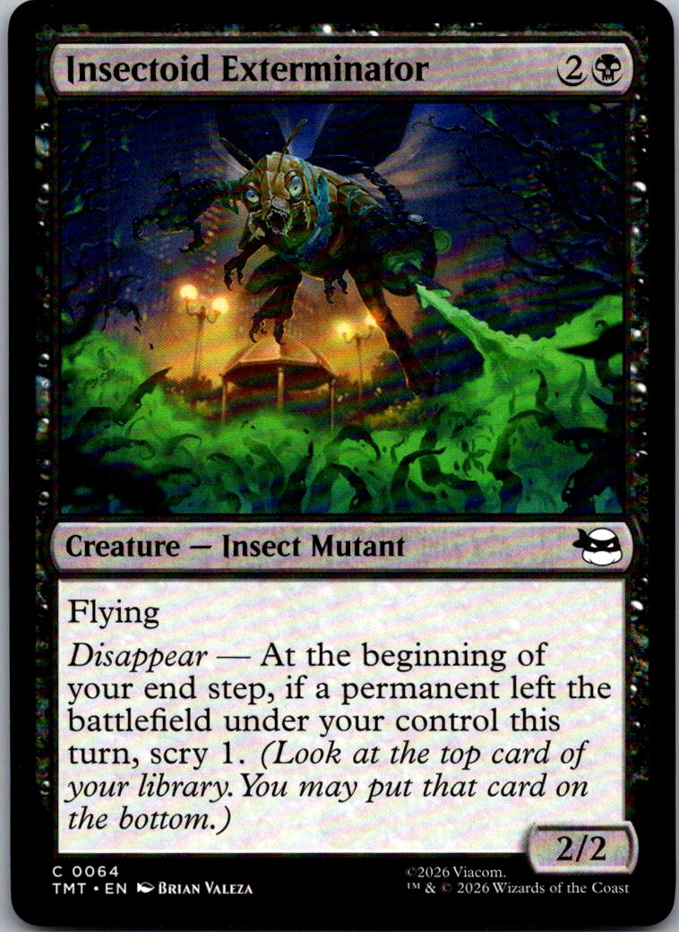 Insectoid Exterminator 0064 Teenage Mutant Ninja Turtles Magic: The Gathering NM