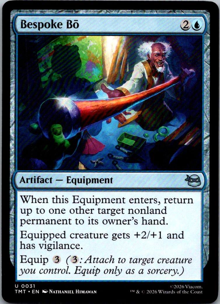 Bespoke Bo 0031 Uncommon Teenage Mutant Ninja Turtles Magic: The Gathering NM