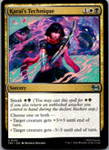 Karai's Technique 0152 Teenage Mutant Ninja Turtles Magic: The Gathering NM