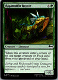 Ragamuffin Raptor 0130 Teenage Mutant Ninja Turtles Magic: The Gathering NM