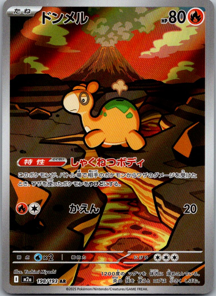 Numel 198/193 holo Art Rare MEGA Dream ex Pokemon Japanese Near Mint