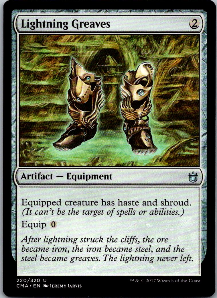 Lightning Greaves 220 Uncommon Commander Anthology Magic: The Gathering NM