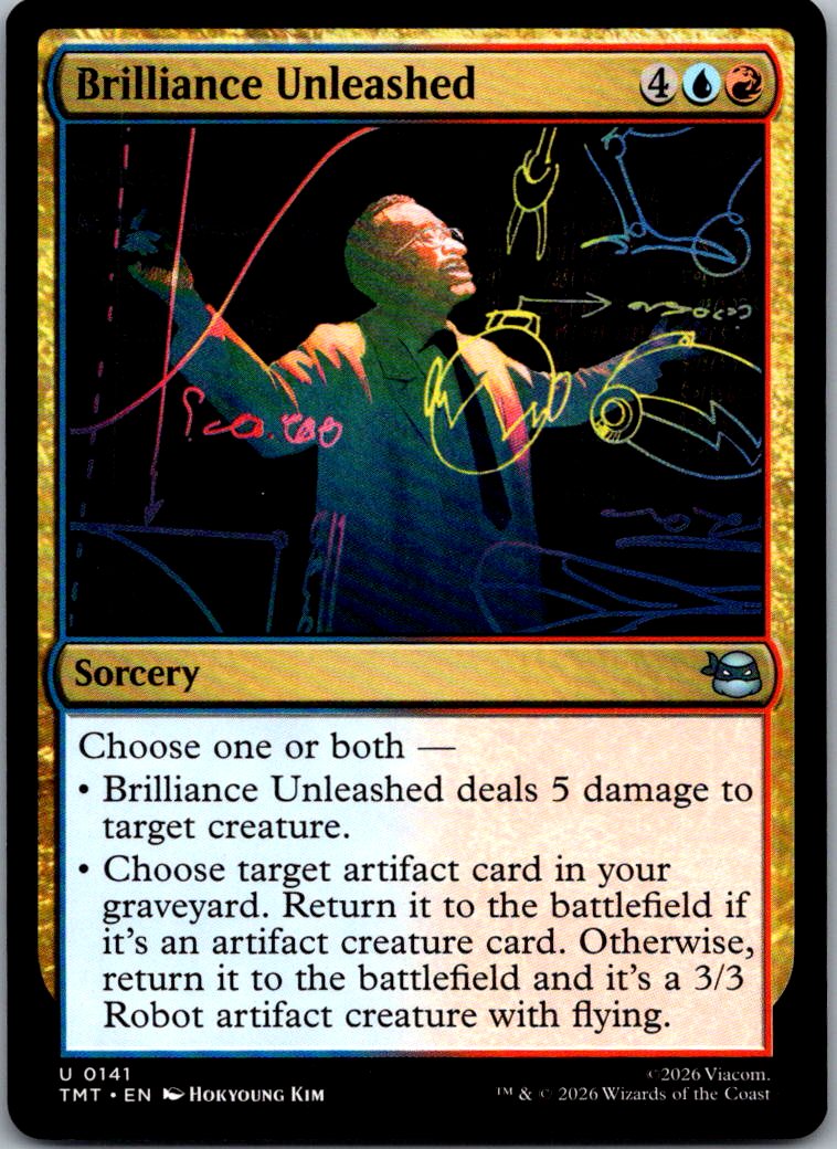 Brilliance Unleashed 0141 Teenage Mutant Ninja Turtles Magic: The Gathering NM