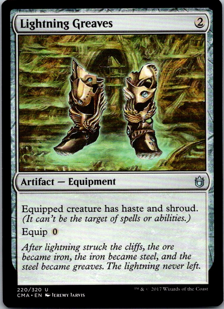 Lightning Greaves 220 Uncommon Commander Anthology Magic: The Gathering NM