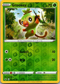 Grookey 011/202 Common Sword & Shield Pokemon Reverse Holo Near Mint