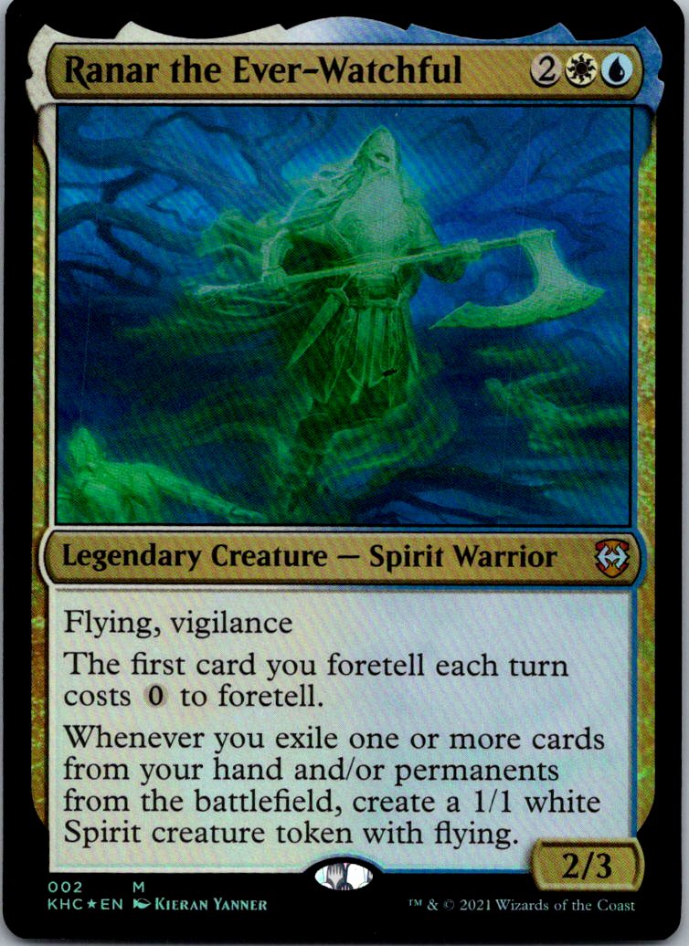 Ranar the Ever-Watchful 2 Foil Commander: Kaldheim Magic: The Gathering NM