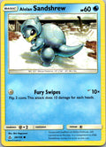 Alolan Sandshrew 28/156 Common Ultra Prism Pokemon Lightly Played
