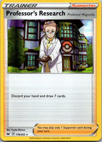 Professor's Research (Professor Magnolia) 178/202 Holo Sword & Shield Pokemon NM