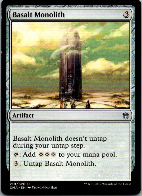 Basalt Monolith 210 Uncommon Commander Anthology Magic: The Gathering Near Mint