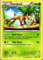 Sawsbuck 16/98 Rare Emerging Powers Pokemon Lightly Played