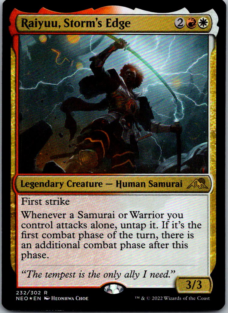Raiyuu, Storm's Edge 232 Foil Kamigawa: Neon Dynasty Magic: The Gathering NM