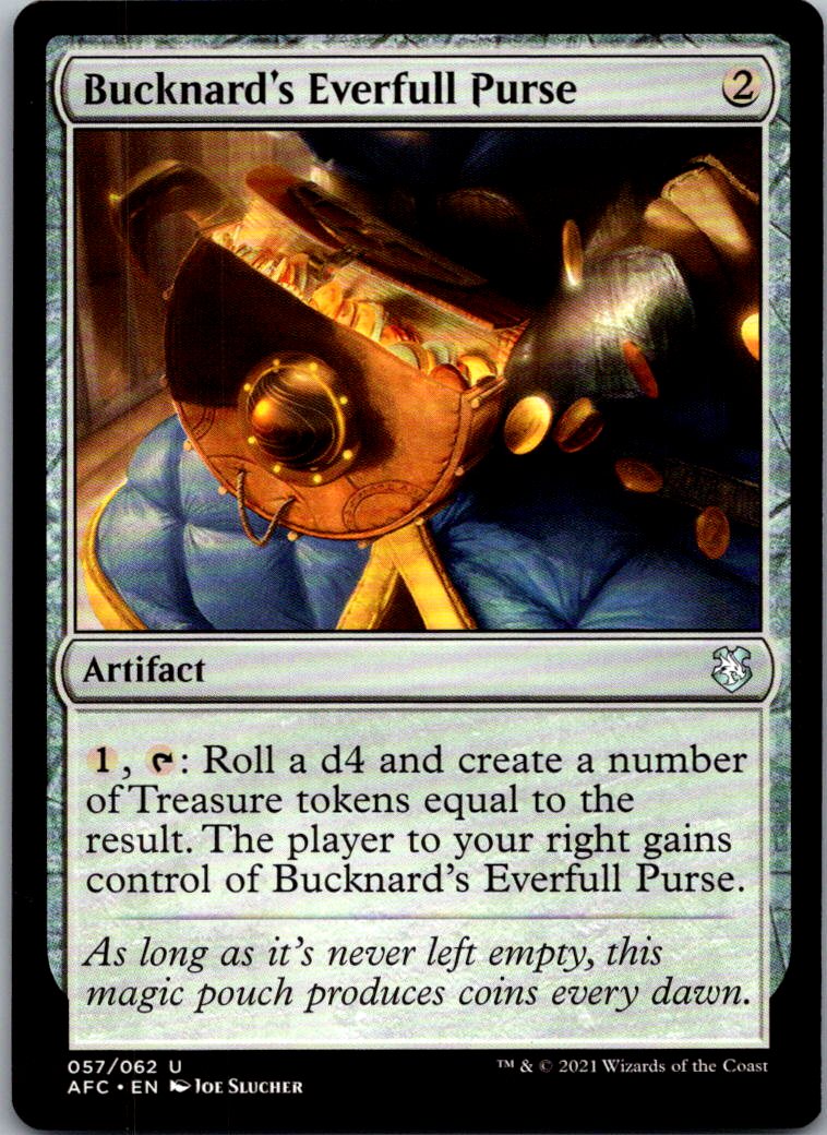 Bucknard's Everfull Purse 57 Commander: Adventures in the Forgotten Realms NM