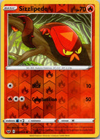 Sizzlipede 037/202 Common Sword & Shield Pokemon Reverse Holo Near Mint