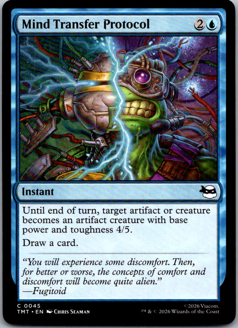 Mind Transfer Protocol 0045 Teenage Mutant Ninja Turtles Magic: The Gathering NM