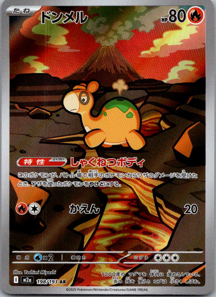 Numel 198/193 holo Art Rare MEGA Dream ex Pokemon Japanese Near Mint