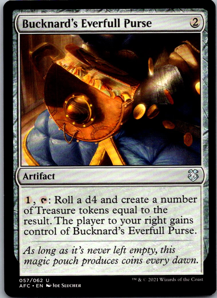 Bucknard's Everfull Purse 57 Commander: Adventures in the Forgotten Realms NM