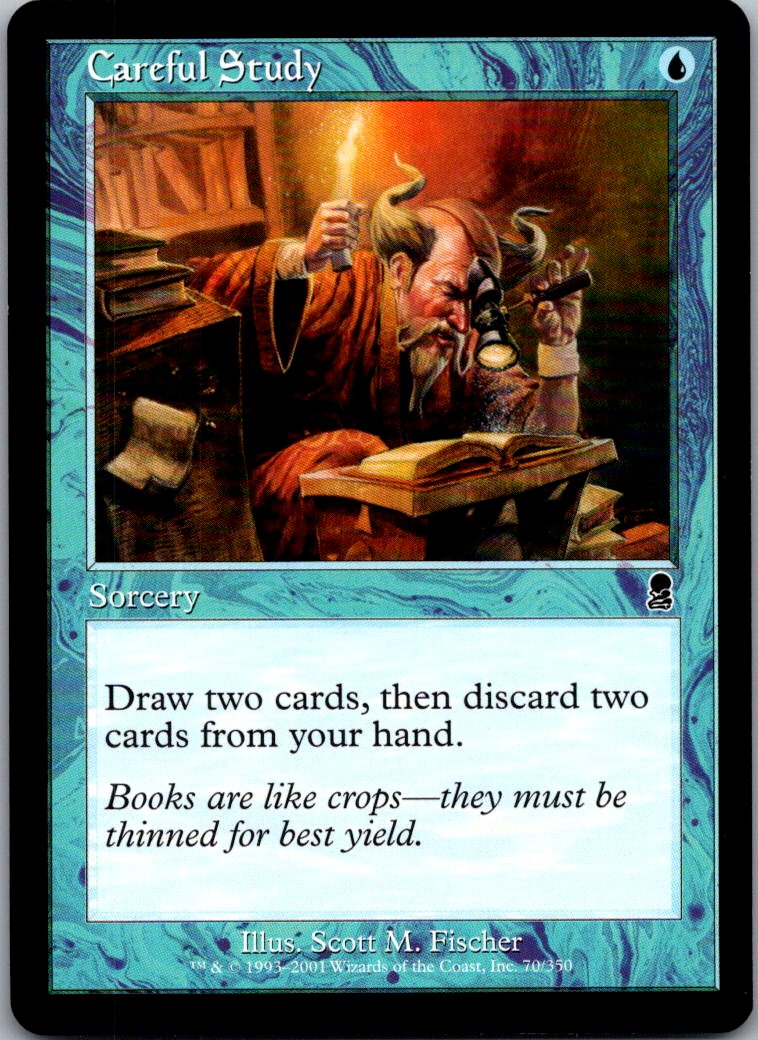 Careful Study 70 Common Odyssey Magic: The Gathering Near Mint