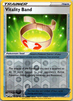 Vitality Band 185/202 Uncommon Sword & Shield Pokemon Reverse Holo Near Mint