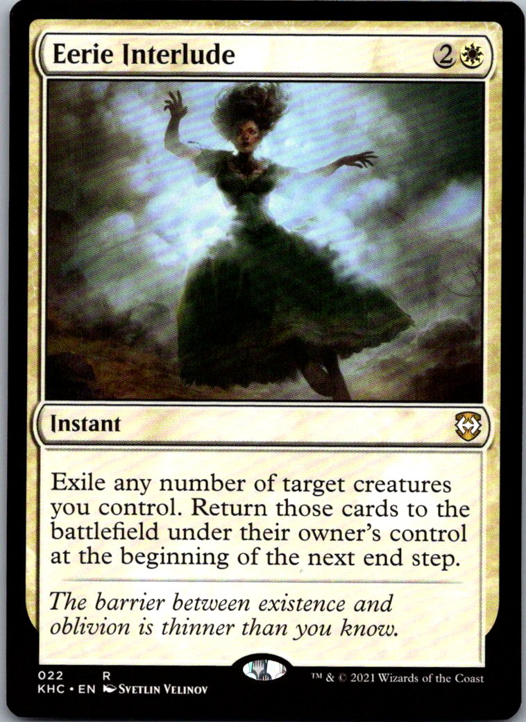 Eerie Interlude 22 Rare Commander: Kaldheim Magic: The Gathering Near Mint