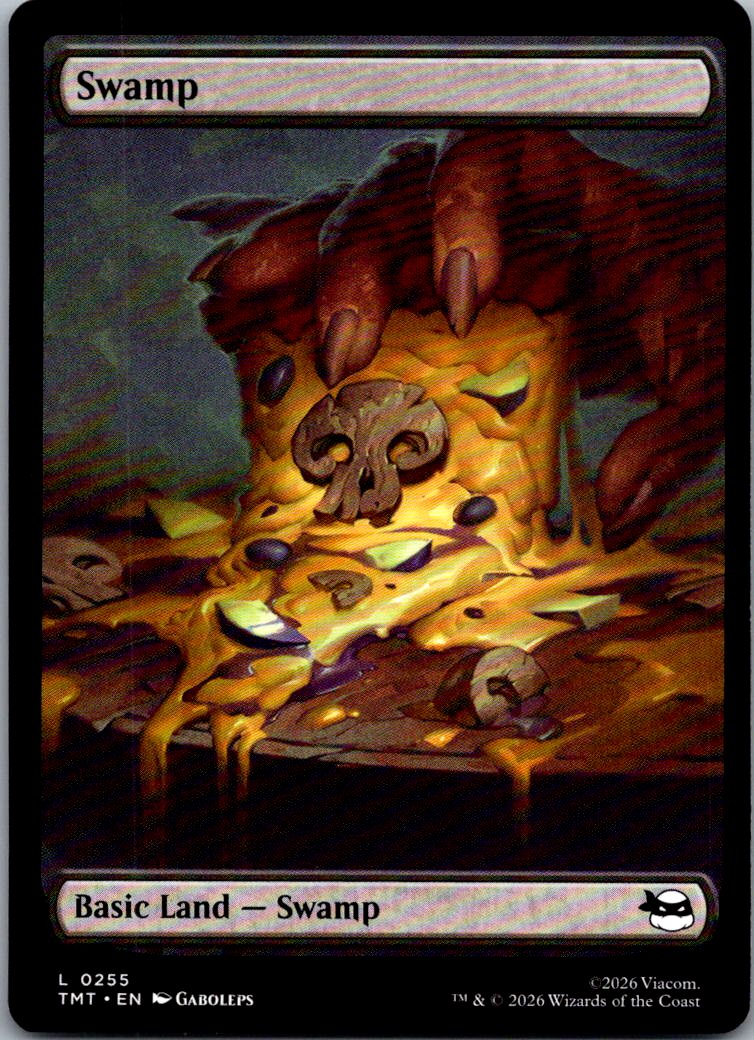 Swamp (0255) 0255 Land Teenage Mutant Ninja Turtles Magic: The Gathering NM