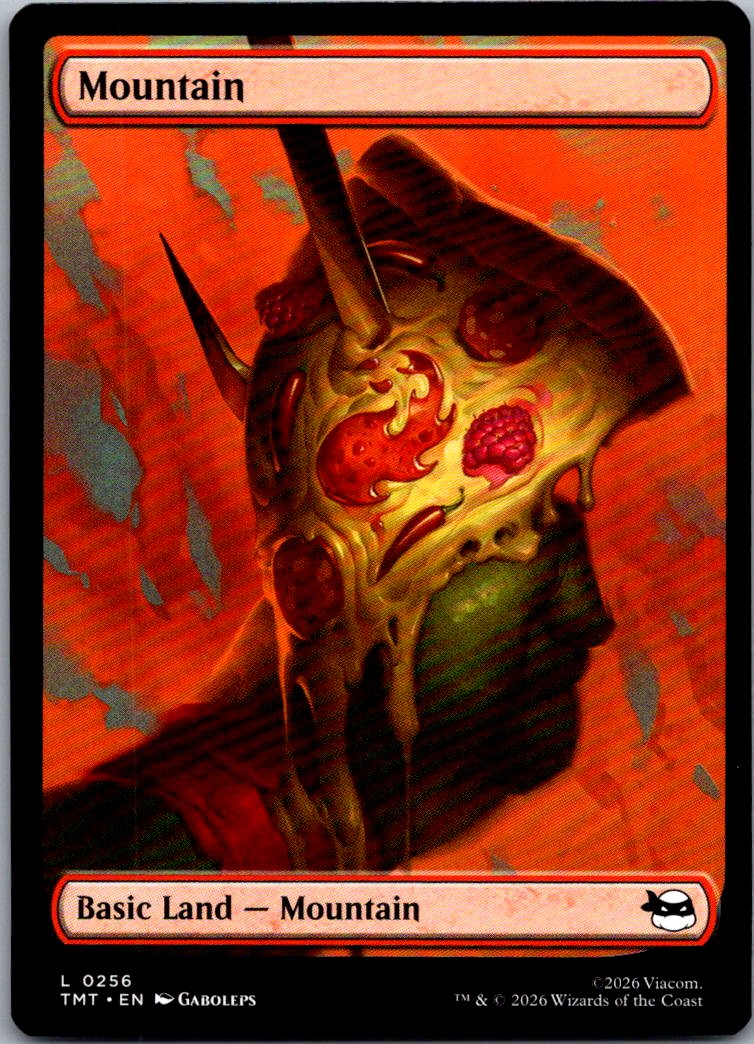 Mountain (0256) 0256 Land Teenage Mutant Ninja Turtles Magic: The Gathering NM