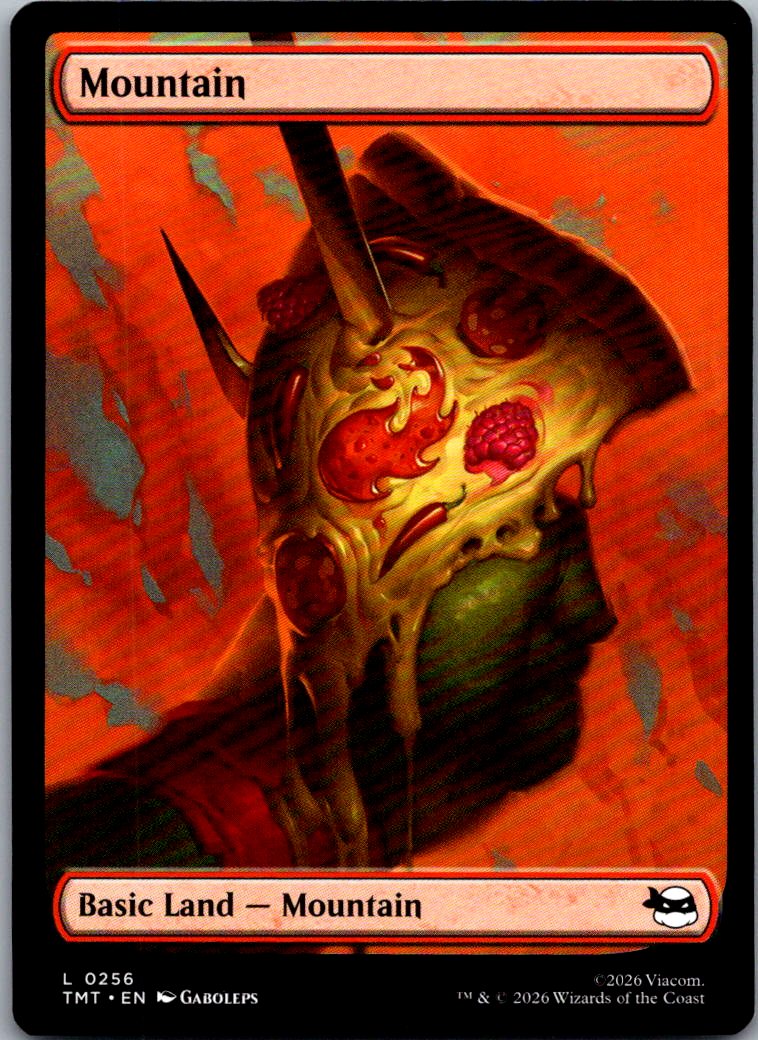 Mountain (0256) 0256 Land Teenage Mutant Ninja Turtles Magic: The Gathering NM