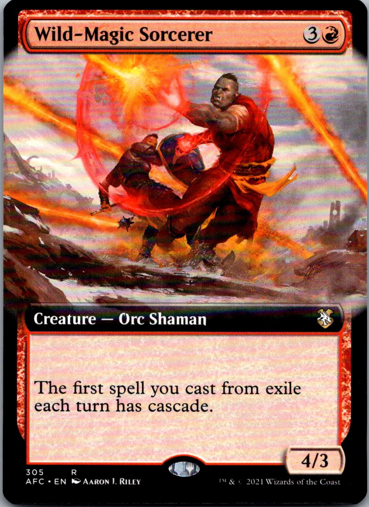 Wild-Magic Sorcerer Extended Art 305 Commander Adventures Forgotten Realms NM