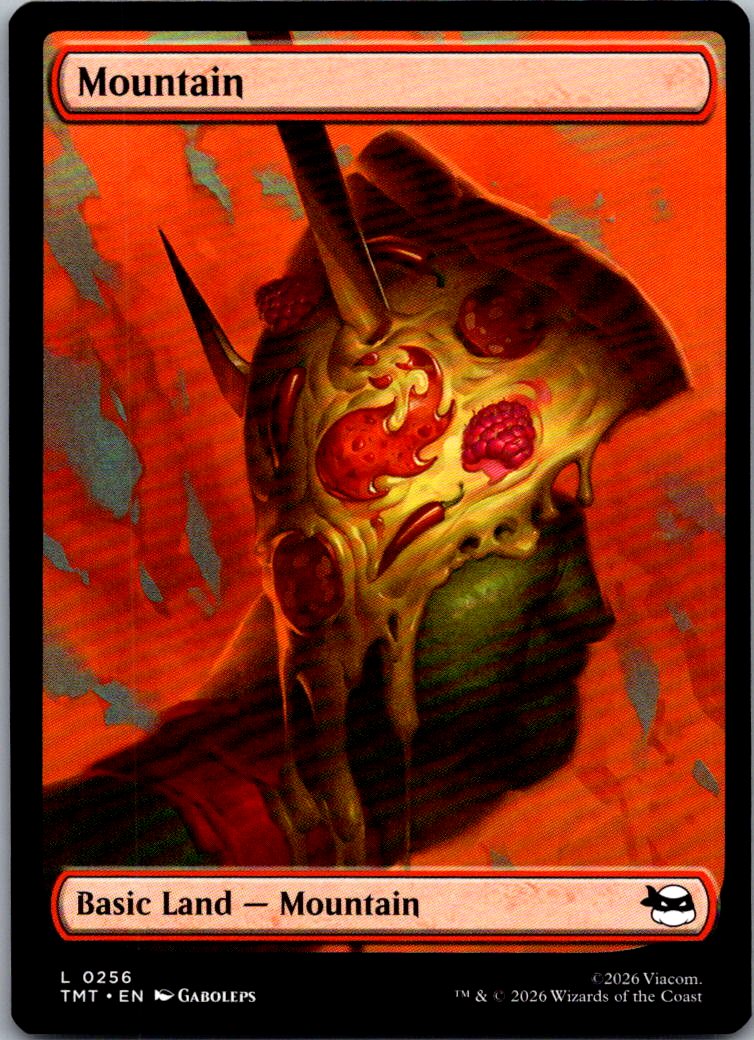 Mountain (0256) 0256 Land Teenage Mutant Ninja Turtles Magic: The Gathering NM