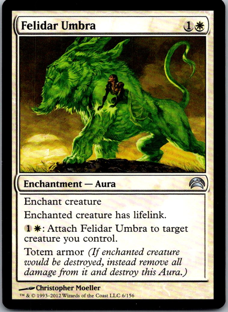 Felidar Umbra 6 Uncommon Planechase 2012 Magic: The Gathering Near Mint