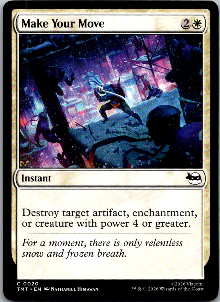 Make Your Move 0020 Common Teenage Mutant Ninja Turtles Magic: The Gathering NM