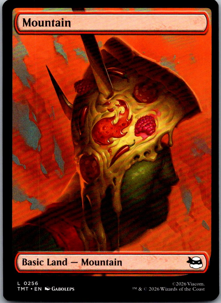 Mountain (0256) 0256 Land Teenage Mutant Ninja Turtles Magic: The Gathering NM