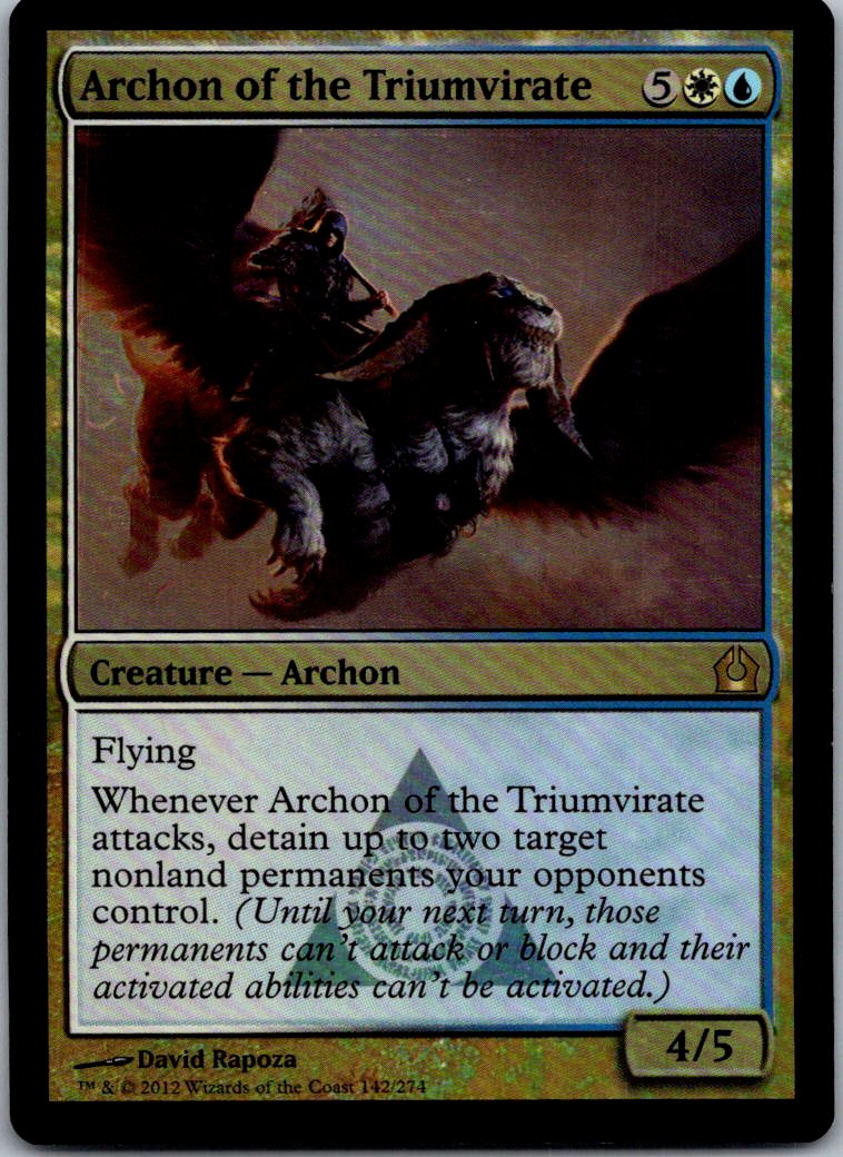 Archon of the Triumvirate 142 Rare Return to Ravnica Magic: The Gathering LP