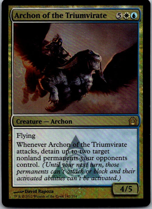 Archon of the Triumvirate 142 Rare Return to Ravnica Magic: The Gathering LP
